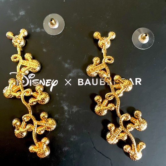 Disney x BaubleBar Christmas Light Mickey Mouse Earrings - Picture 4 of 4